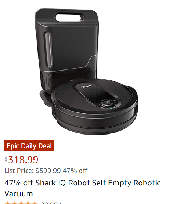 Shark robot vacuum