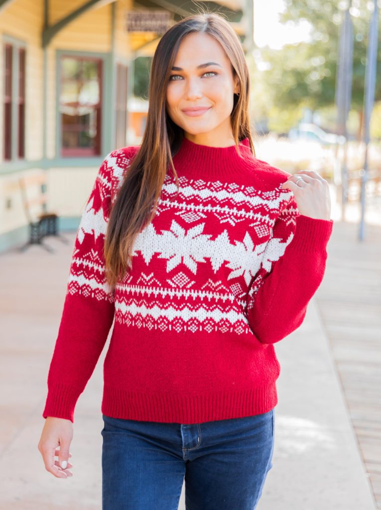 Red Christmas sweater