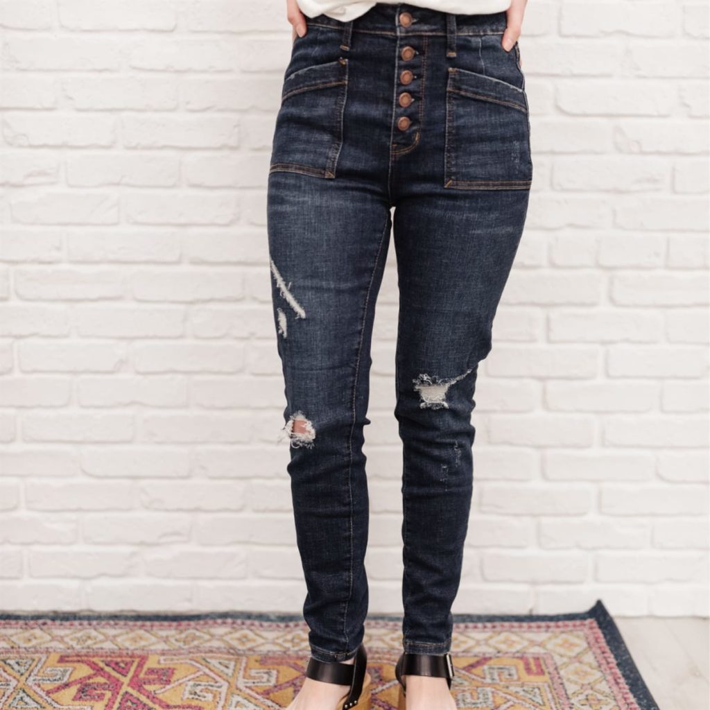 Judy Blue button fly jeans