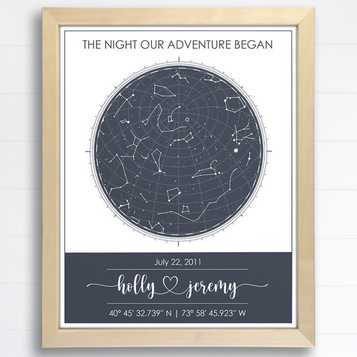 personalized star map

