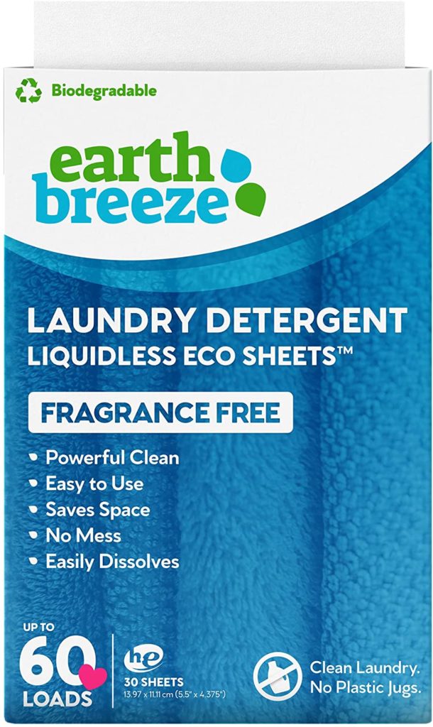 Earth Breeze laundry detergent