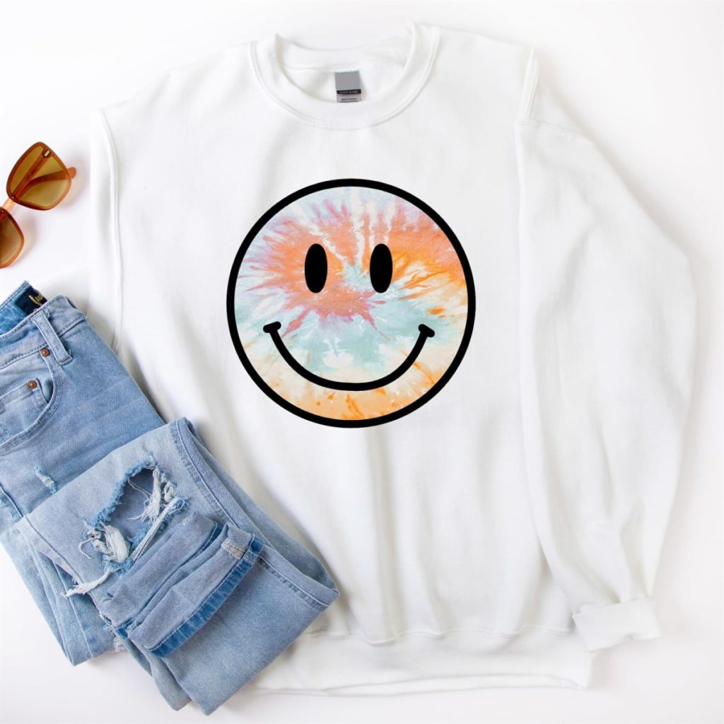 Smiley face sweatshirts