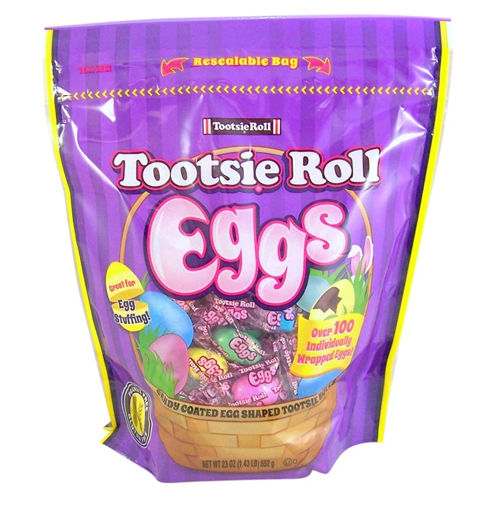 Tootsie Roll eggs