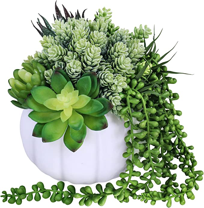 Artificial succulent arrangement