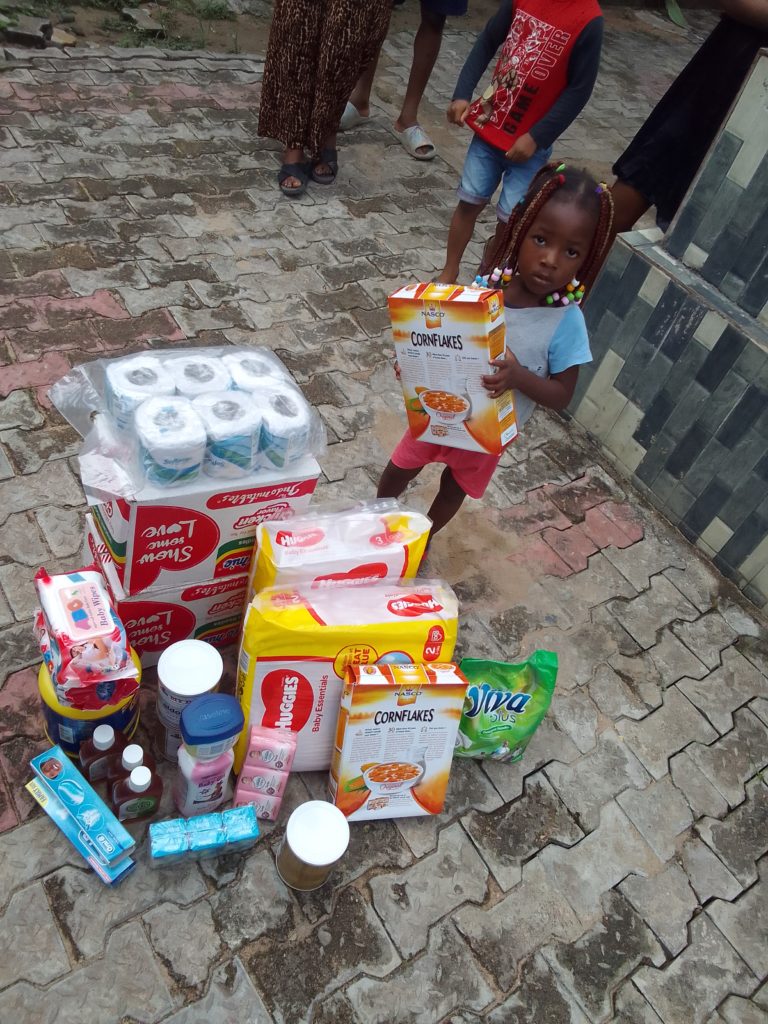 ORPHANAGE SUPPLIES PROJECT, QUEEN ESTHER’S ORPHANAGE HOME. DONATION #22