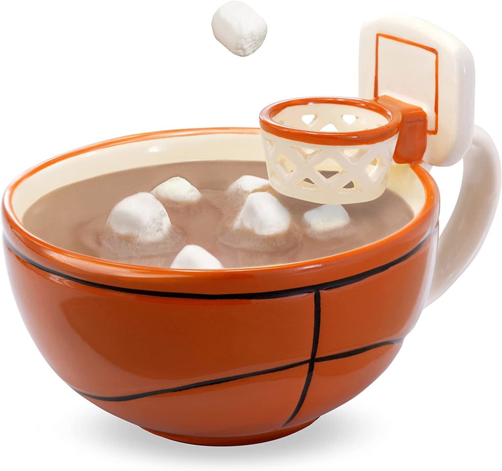 Basketball hoop mug