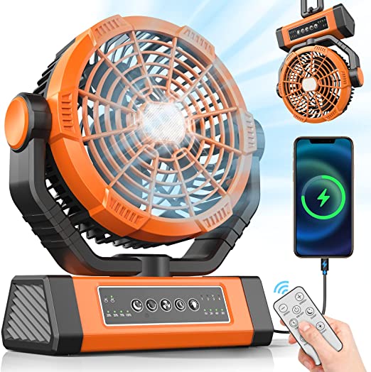 Portable chargeable fan