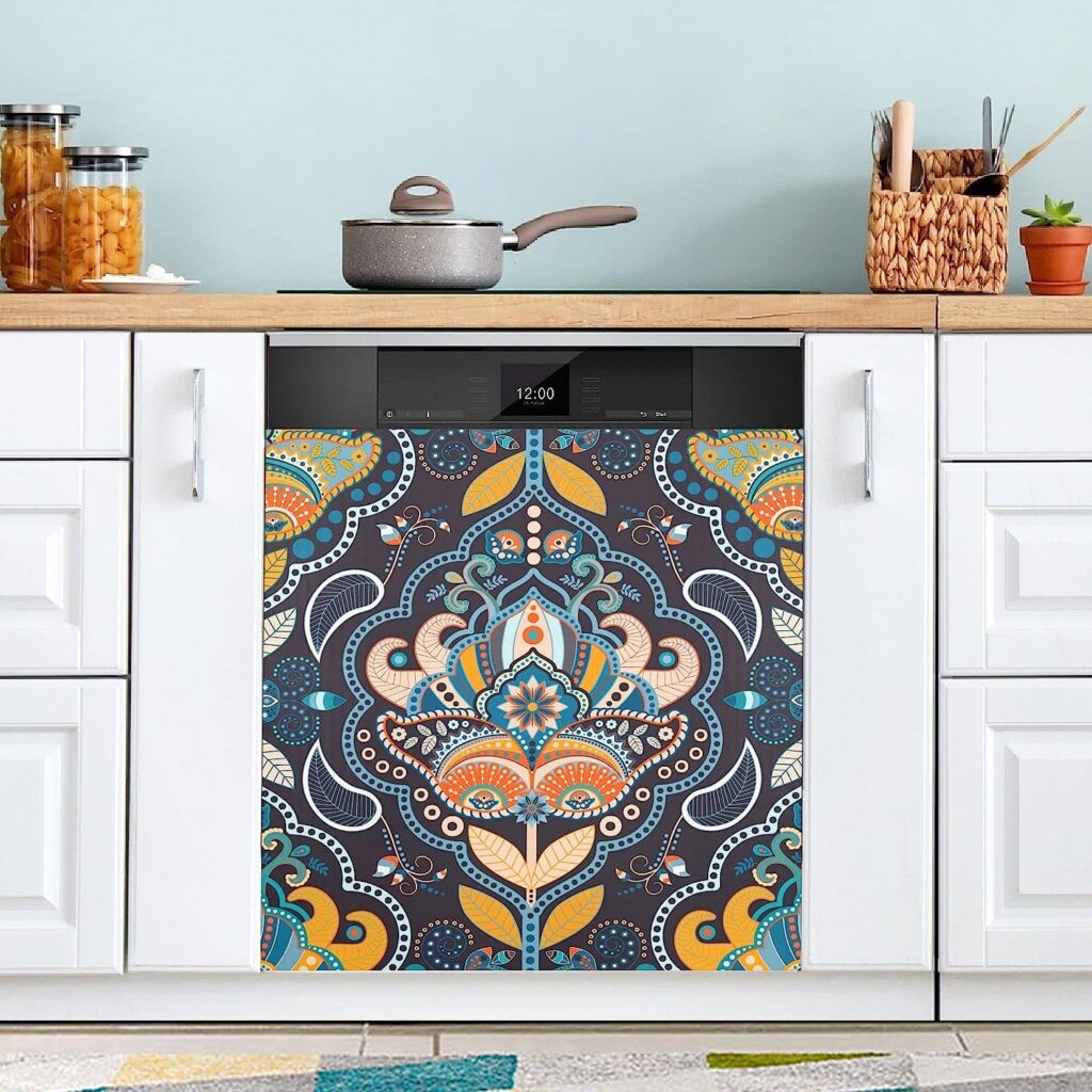 Magnetic dishwasher cover