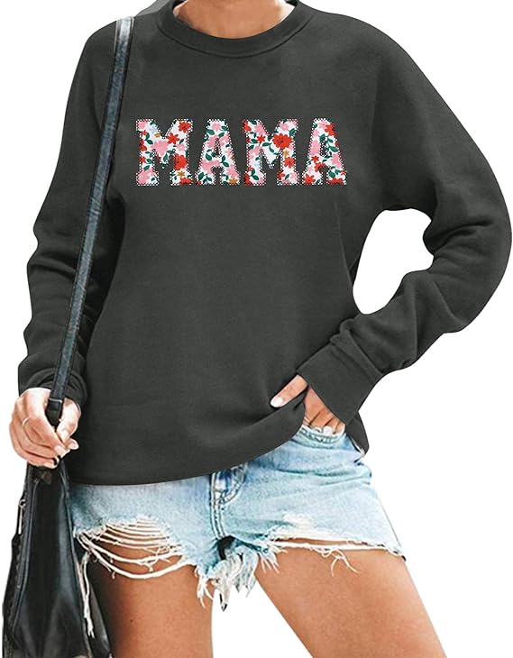 Embroidered Mama sweatshirt