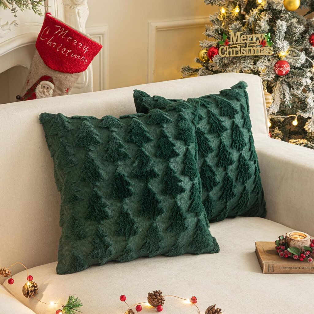 Winter pillow covers