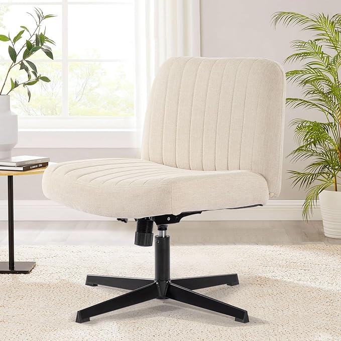 Wide seat office chair