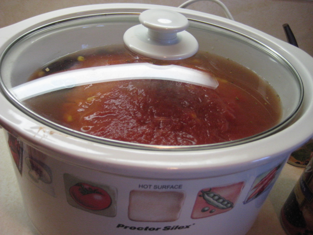 Crock Pot Recipe for Taco Soup - A Thrifty Mom