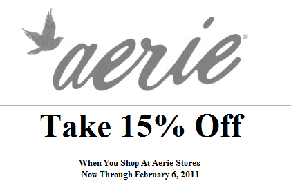 aerie coupon – A Thrifty Mom