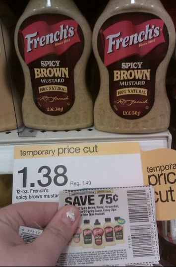 French’s Spicy Mustard $.63 at Target with coupon – A Thrifty Mom