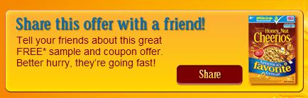Free Honey Nut Cheerios and coupon – A Thrifty Mom