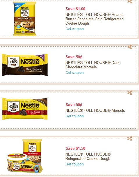 Nestle Toll House Coupons 3.50 - A Thrifty Mom