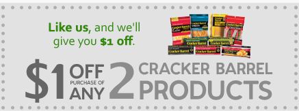 Cracker Barrel Cheese printable coupon - A Thrifty Mom