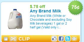 milk coupon - A Thrifty Mom