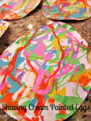 Shaving Cream Painted Easter Eggs ~ Easy Art Project for Kids - A ...