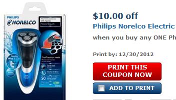$45 in Philips Norelco Razor Printable Coupons – A Thrifty Mom