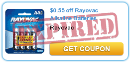 Rayovac Alkaline Batteries low as $.39 a pack - A Thrifty Mom - Recipes ...