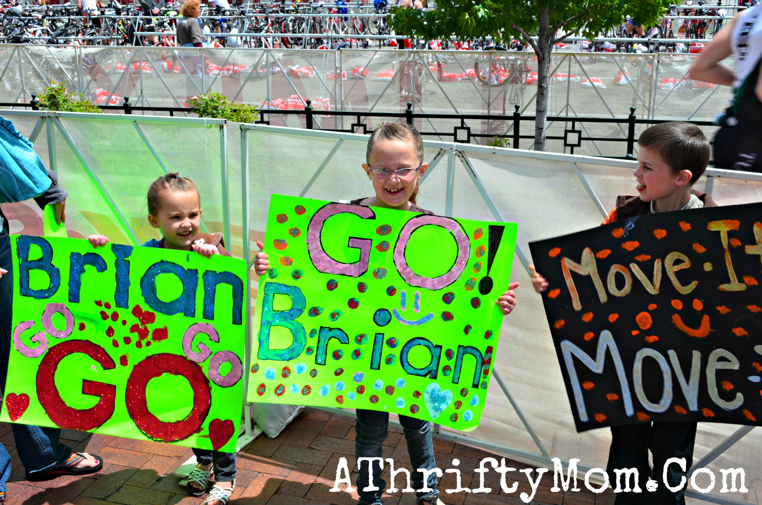 ironman race signs – A Thrifty Mom