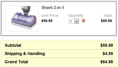 Online Deal - Shark Vac-then-Steam mop more then half off! - A Thrifty ...