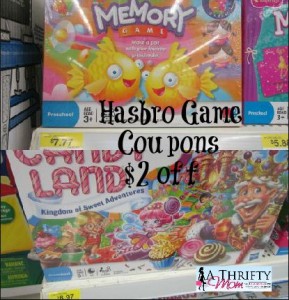 Game Coupons ~ Operation, Yahtzee, CandyLand, Clue, Guess Who & More ...