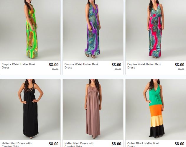 Women's Maxi Dress only $8.00 first order ships FREE ~ only 13 hours ...