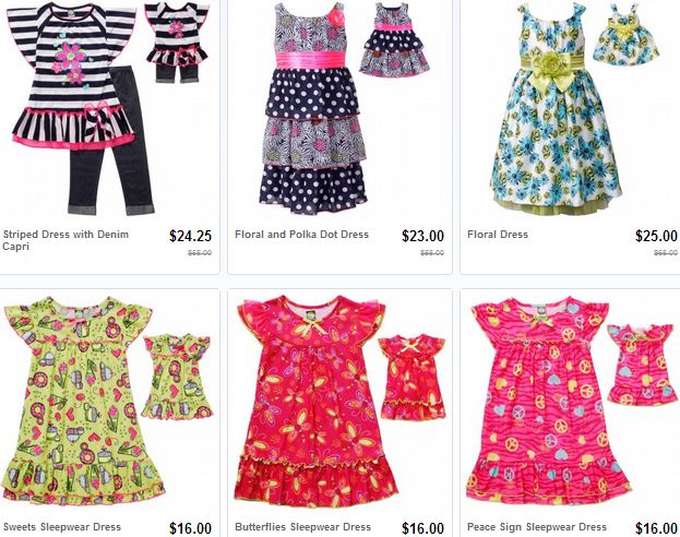 DOLLIE AND ME (LIKE AMERICAN GIRL) MATCHING SETS LOW AS $16.00 SHIPPED ...