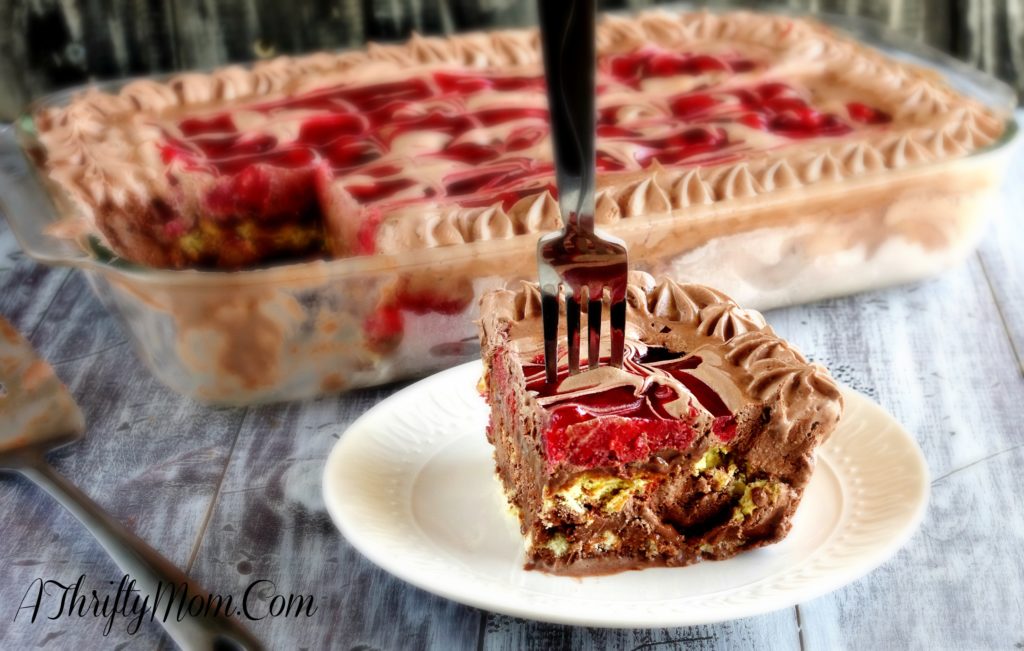 Black Forest Waffle Ice Cream Cake, Breyers Ice Cream Recipe,Eggo Week