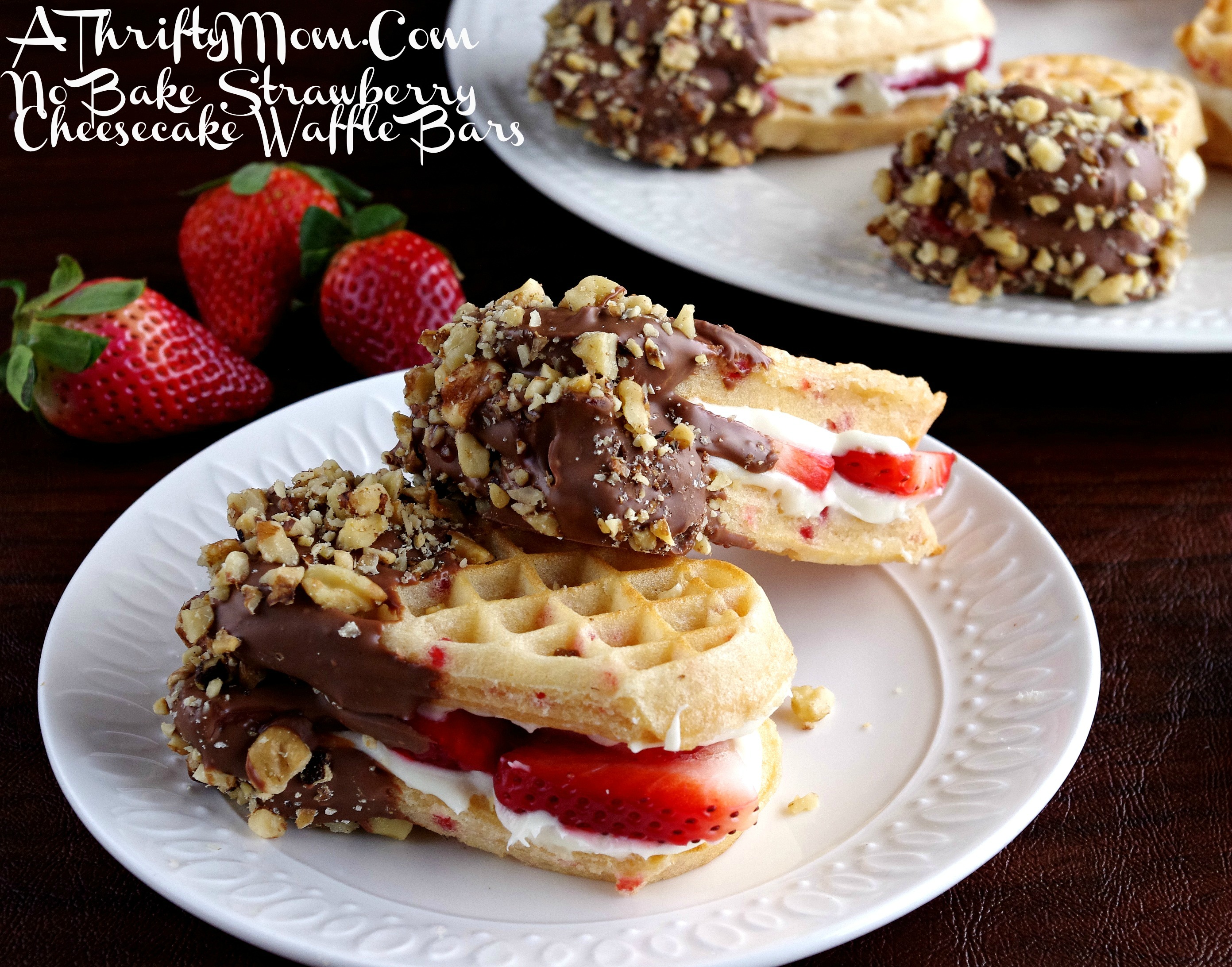 Eggo Week Of Waffles, No Bake Strawberry Cheesecake Waffle Bars ...
