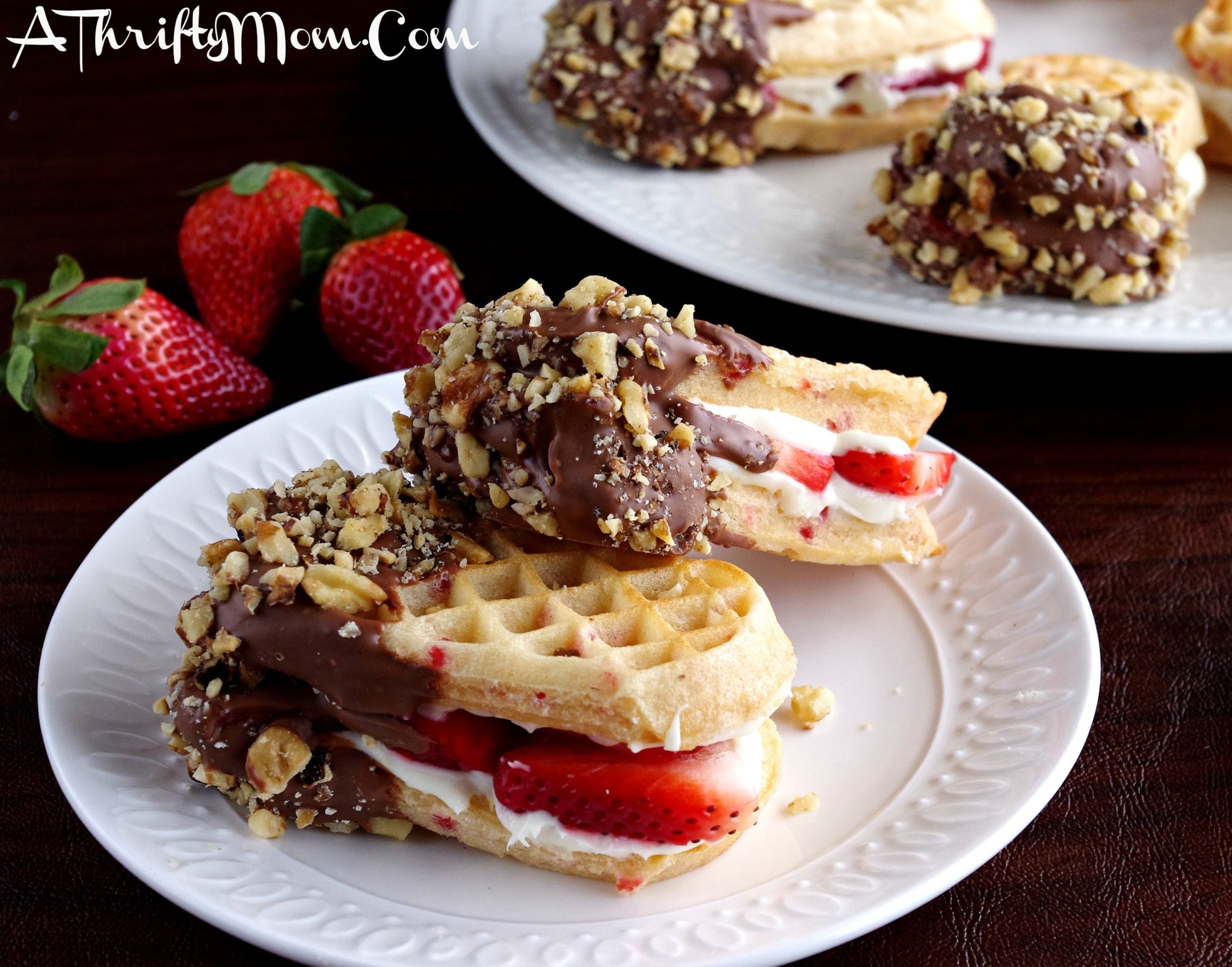 Eggo Week Of Waffles, No Bake Strawberry Cheesecake Waffle Bars