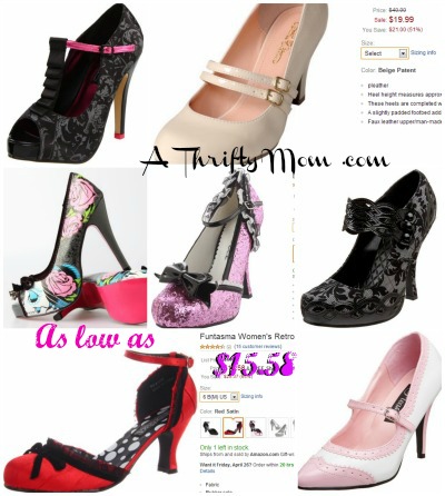 Lace, Mary Jane, Platform, Retro Heels as low as $19.99 and free ...