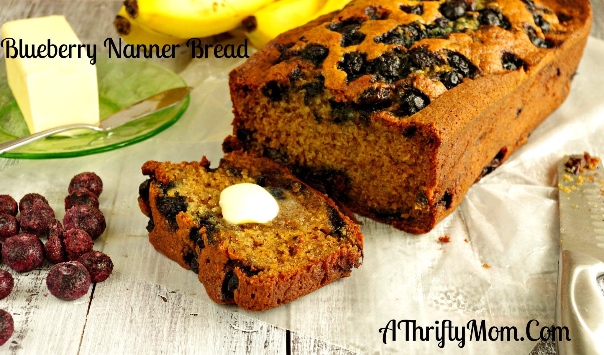 Blueberry Nanner Bread Money Saving Recipe Kid Friendly Recipe A