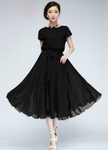 Chiffon dresses, Long Sleeve Knit Dress on sale and free shipping - A ...