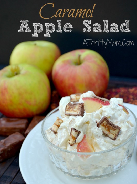 Caramel Apple Salad Recipe ~ Recipes with fresh apples - A 