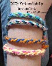 Friendship Bracelet~ Easy DIY Summer Craft for Kids - A Thrifty Mom