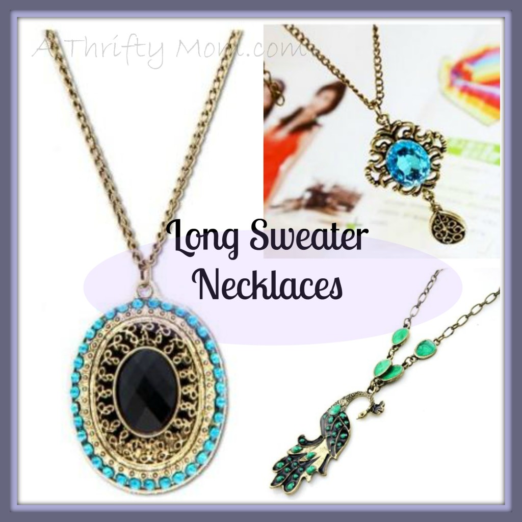 Long Sweater Necklaces Less Than 3 Each! A Thrifty Mom Recipes