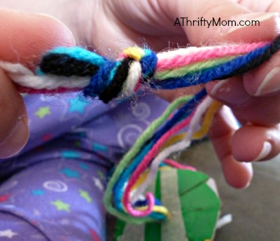 Friendship Bracelet~ Easy DIY Summer Craft for Kids - A Thrifty Mom