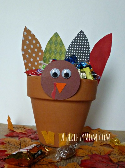 Turkey Candy Holder~Thanksgiving Decoration - A Thrifty Mom
