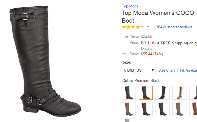 Knee High Riding Boots Under $20 - A Thrifty Mom