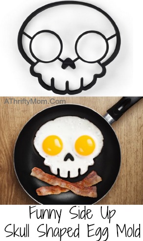 Funny Side Up Skull Shaped Egg Mold Novelty Egg Ring ~ Shipped FREE - A ...