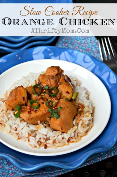 Orange Chicken Recipe for the slow cooker ~ Dinner made easy - A ...