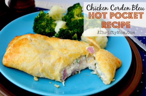 Chicken Cordon Bleu Hot Pocket Recipe ~ How to make Hot Pockets #DinnerIdea