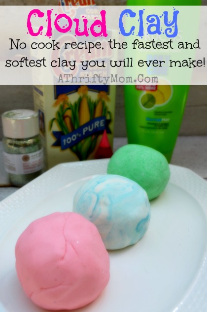 Cloud Clay ~ Softest Clay EVER, Only 2 ingredients NO COOK recipe #Kids ...