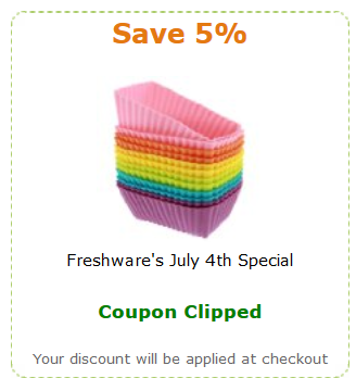 Freshware 5% off Silicone Molds Coupon ~ Limited Time Offer, Amazon ...