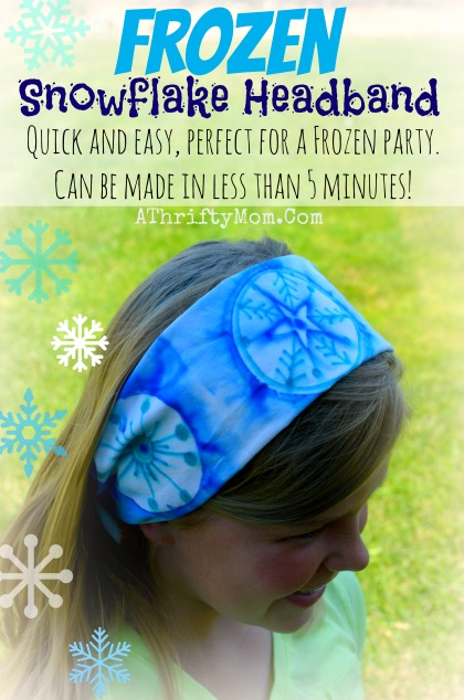 FROZEN snowflake headbands, quick and easy DIY craft #Frozen - A ...