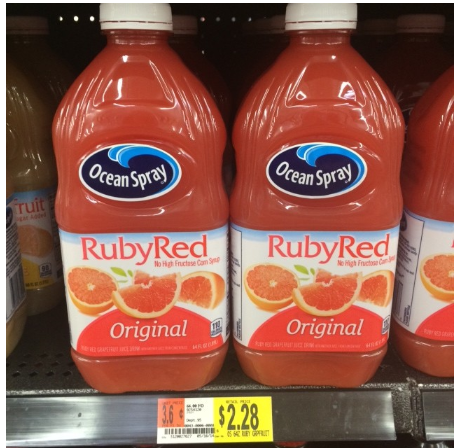 Ocean Spray Grapefruit Juice Just $1.28 At Walmart With New Printable ...