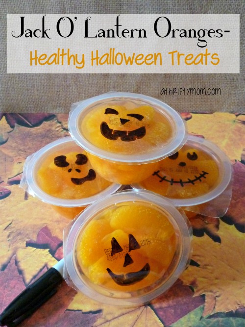 Jack o lantern oranges healthy Halloween snacks, # ...